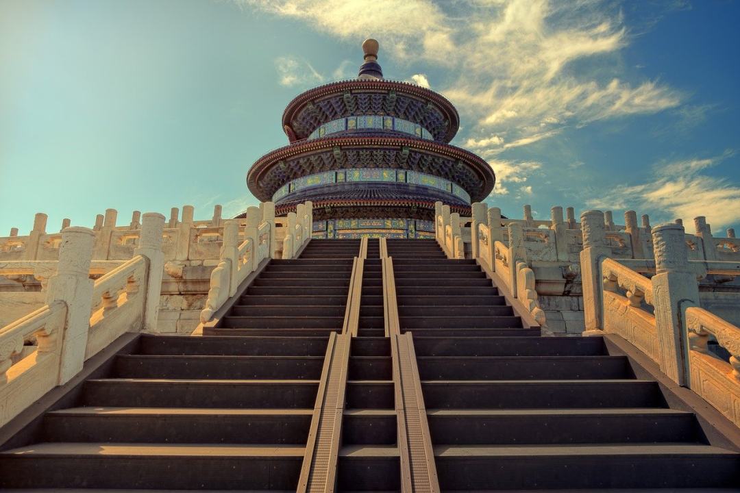 天堂的寺庙 北京 楼梯 寺庙 地标图片