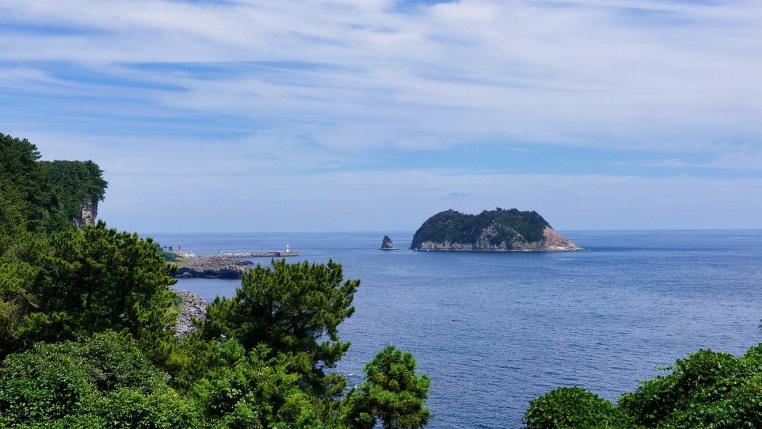 韩国 济州 自然 景观 海图片