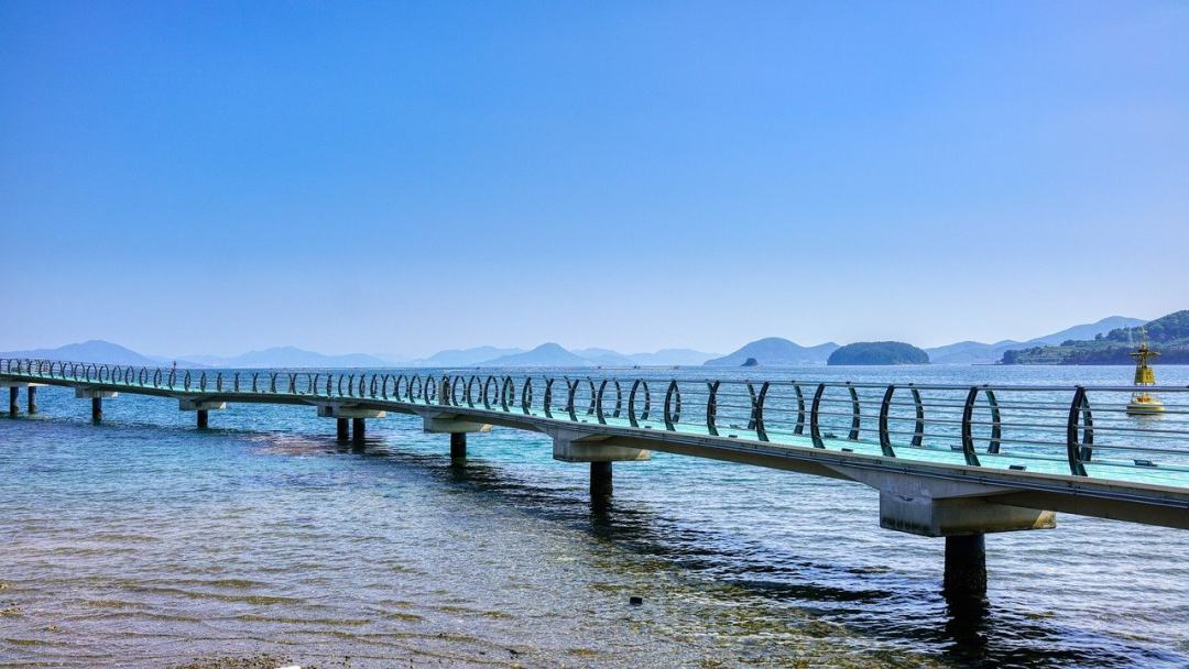 韩国 昌原 自然 景观 海图片